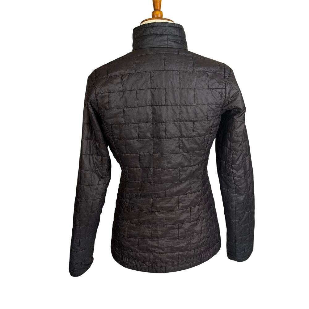 Patagonia Nano Puff Jacket Women Small Black Full Zip Outdoor Packable Primaloft - Picture 2 of 11